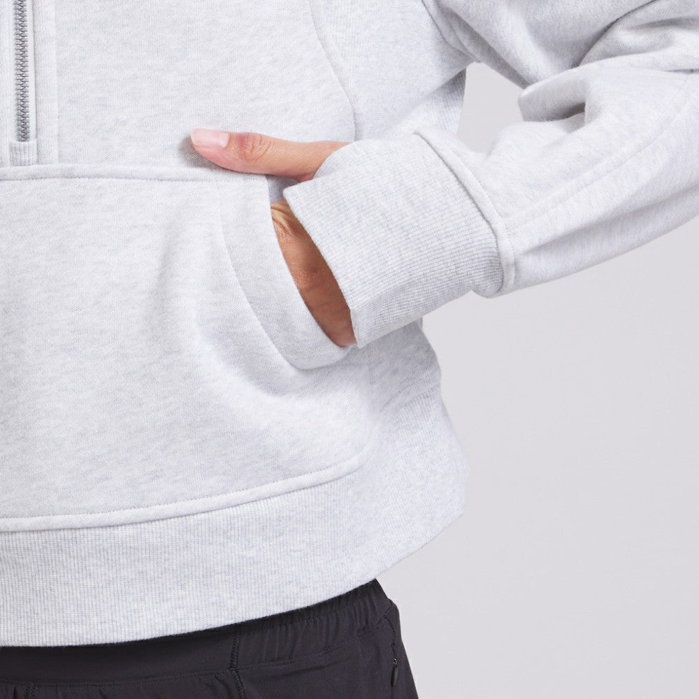Vegas Golden Knights lululemon Women's Scuba Oversized Half-Zip Hoodie - Heathered Core Ultra Light Grey - NHL 202151261