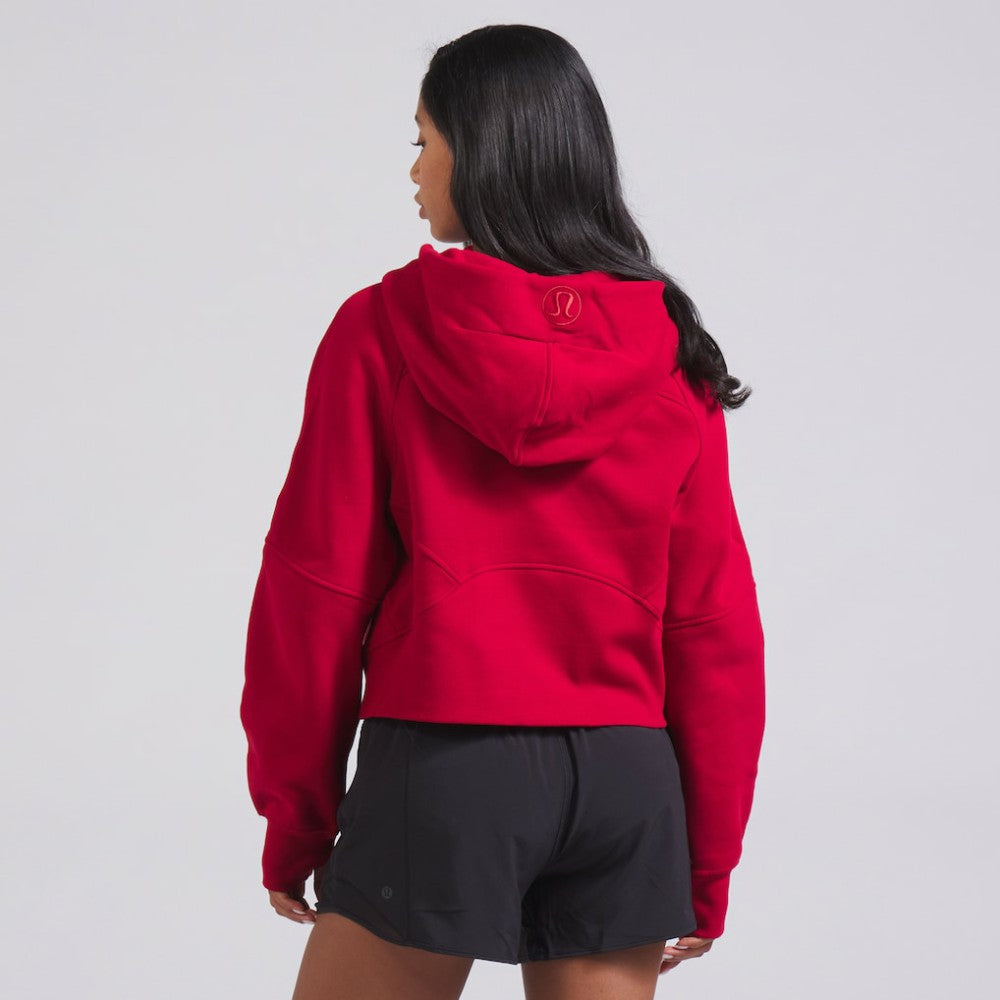 Montreal Canadiens lululemon Women's Scuba Oversized Half-Zip Hoodie - True Red - NHL 202151263