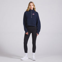 Montreal Canadiens lululemon Women's Scuba Oversized Half-Zip Hoodie - True Navy - NHL 202151264