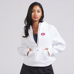 Montreal Canadiens lululemon Women's Scuba Oversized Half-Zip Hoodie - White - NHL 202151265