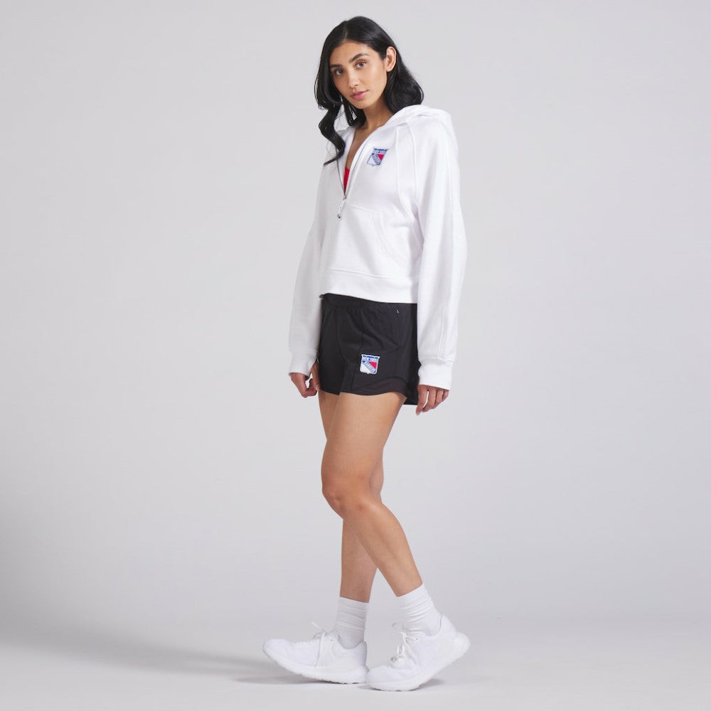 New York Rangers lululemon Women's Scuba Oversized Half-Zip Hoodie - White - NHL 202151267