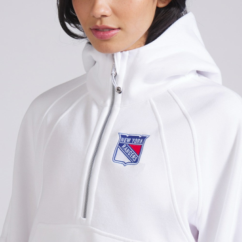 New York Rangers lululemon Women's Scuba Oversized Half-Zip Hoodie - White - NHL 202151267