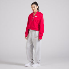 Detroit Red Wings lululemon Women's Scuba Oversized Half-Zip Hoodie - True Red - NHL 202151275