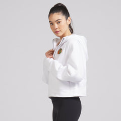 Chicago Blackhawks lululemon Women's Scuba Oversized Half-Zip Hoodie - White - NHL 202151276