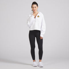 Chicago Blackhawks lululemon Women's Scuba Oversized Half-Zip Hoodie - White - NHL 202151276