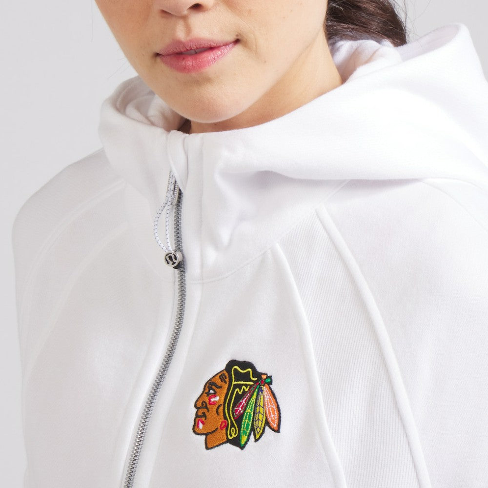 Chicago Blackhawks lululemon Women's Scuba Oversized Half-Zip Hoodie - White - NHL 202151276