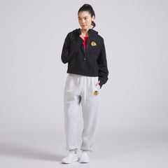Chicago Blackhawks lululemon Women's Scuba Oversized Half-Zip Hoodie - Black - NHL 202151278