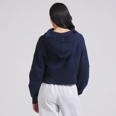 Edmonton Oilers lululemon Women's Scuba Oversized Half-Zip Hoodie - True Navy - NHL 202151279
