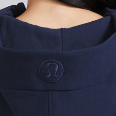 Edmonton Oilers lululemon Women's Scuba Oversized Half-Zip Hoodie - True Navy - NHL 202151279
