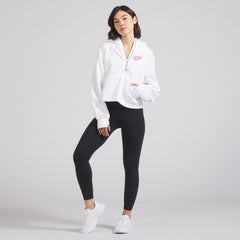 Detroit Red Wings lululemon Women's Scuba Oversized Half-Zip Hoodie - White - NHL 202151280