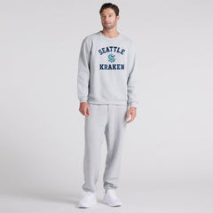 Seattle Kraken lululemon Steady State Crew - Heathered Core Ultra Light Grey - NHL 202151302