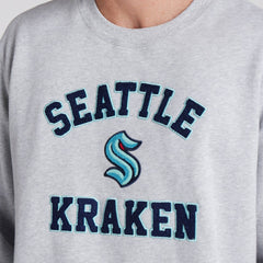 Seattle Kraken lululemon Steady State Crew - Heathered Core Ultra Light Grey - NHL 202151302