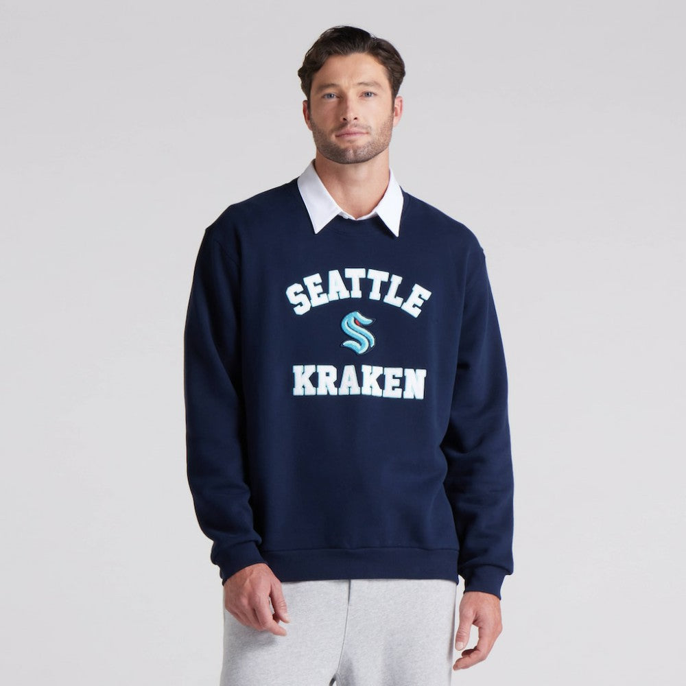 Seattle Kraken lululemon Steady State Crew - True Navy - NHL 202151309
