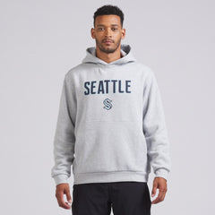 Seattle Kraken lululemon Steady State Pullover Hoodie - Heathered Silver Drop - NHL 202151362