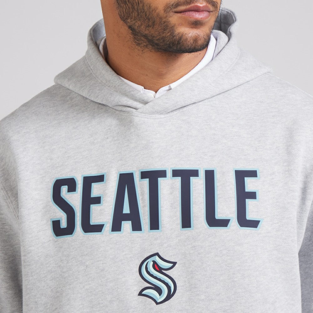 Seattle Kraken lululemon Steady State Pullover Hoodie - Heathered Silver Drop - NHL 202151362