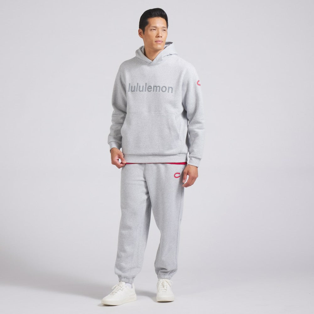 Montreal Canadiens lululemon Steady State Pullover Hoodie - Heathered Silver Drop - NHL 202151372