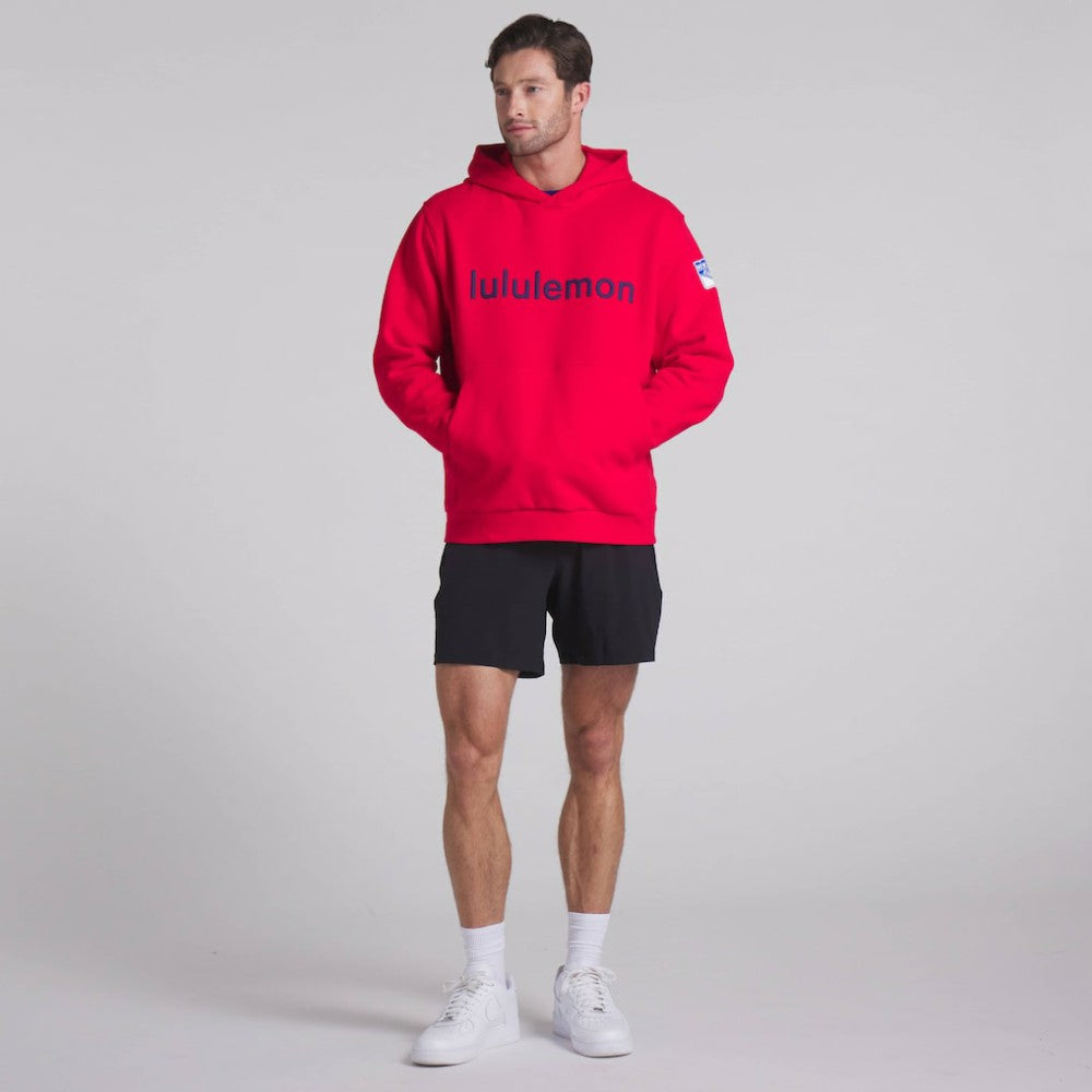 New York Rangers lululemon Steady State Pullover Hoodie - True Red - NHL 202151376