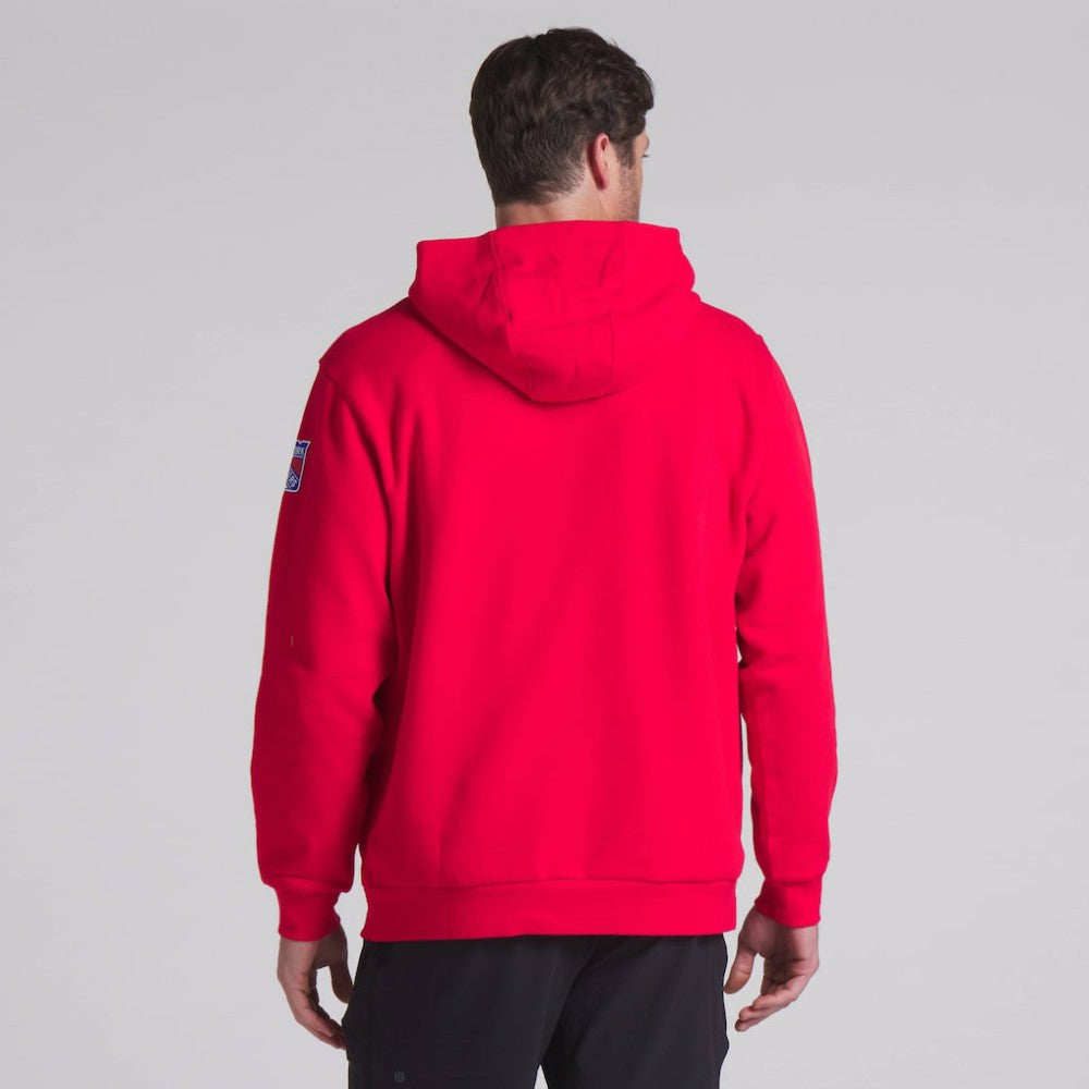 New York Rangers lululemon Steady State Pullover Hoodie - True Red - NHL 202151376