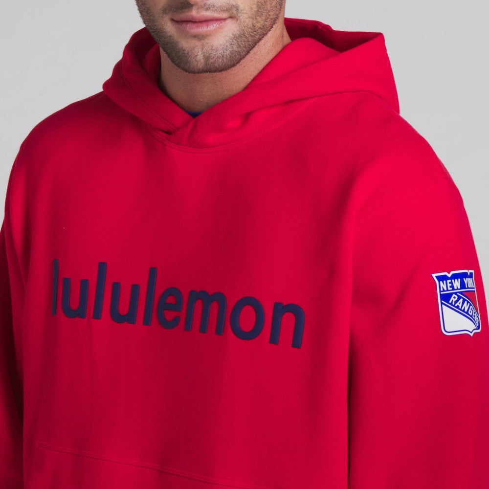 New York Rangers lululemon Steady State Pullover Hoodie - True Red - NHL 202151376