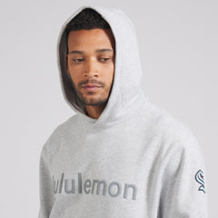 Seattle Kraken lululemon Steady State Pullover Hoodie - Heathered Silver Drop - NHL 202151377