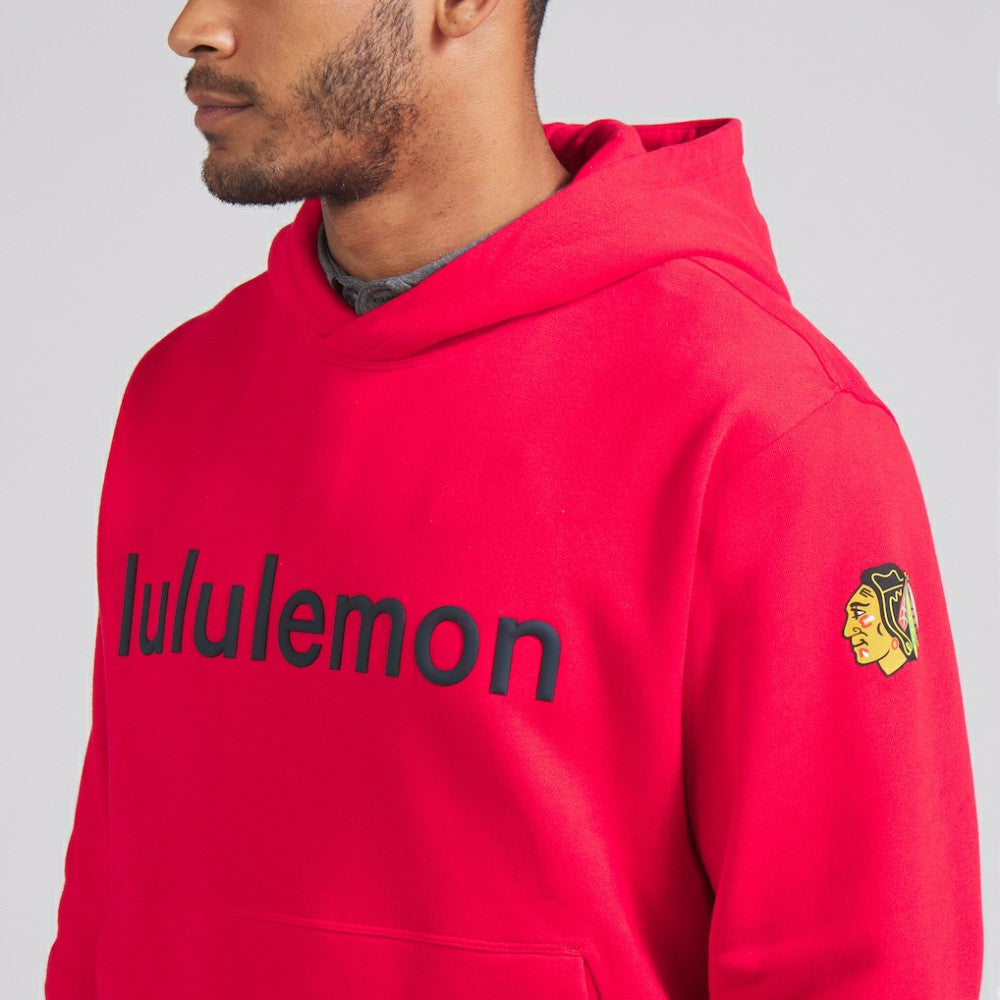 Chicago Blackhawks lululemon Steady State Pullover Hoodie - True Red - NHL 202151386