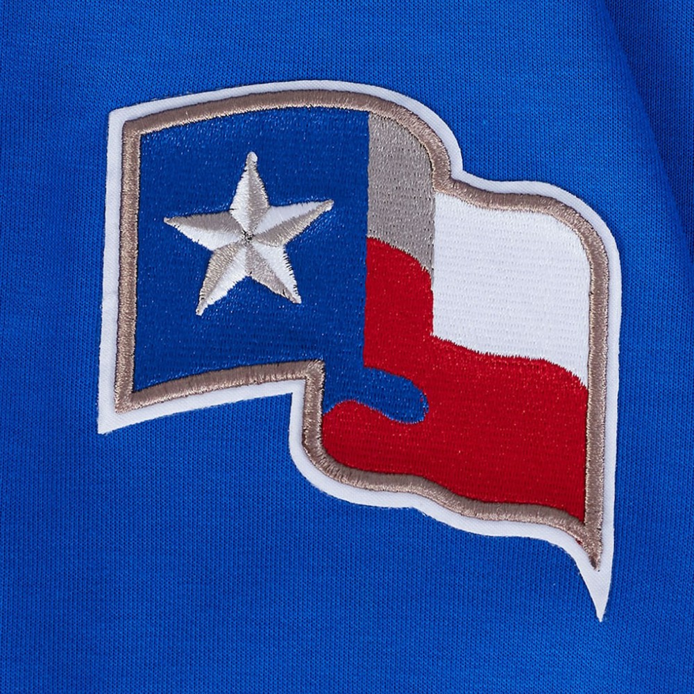 Texas Rangers Pro Standard Women's Game Day Classics Crewneck Pullover Sweatshirt - Royal - MLB Discount
