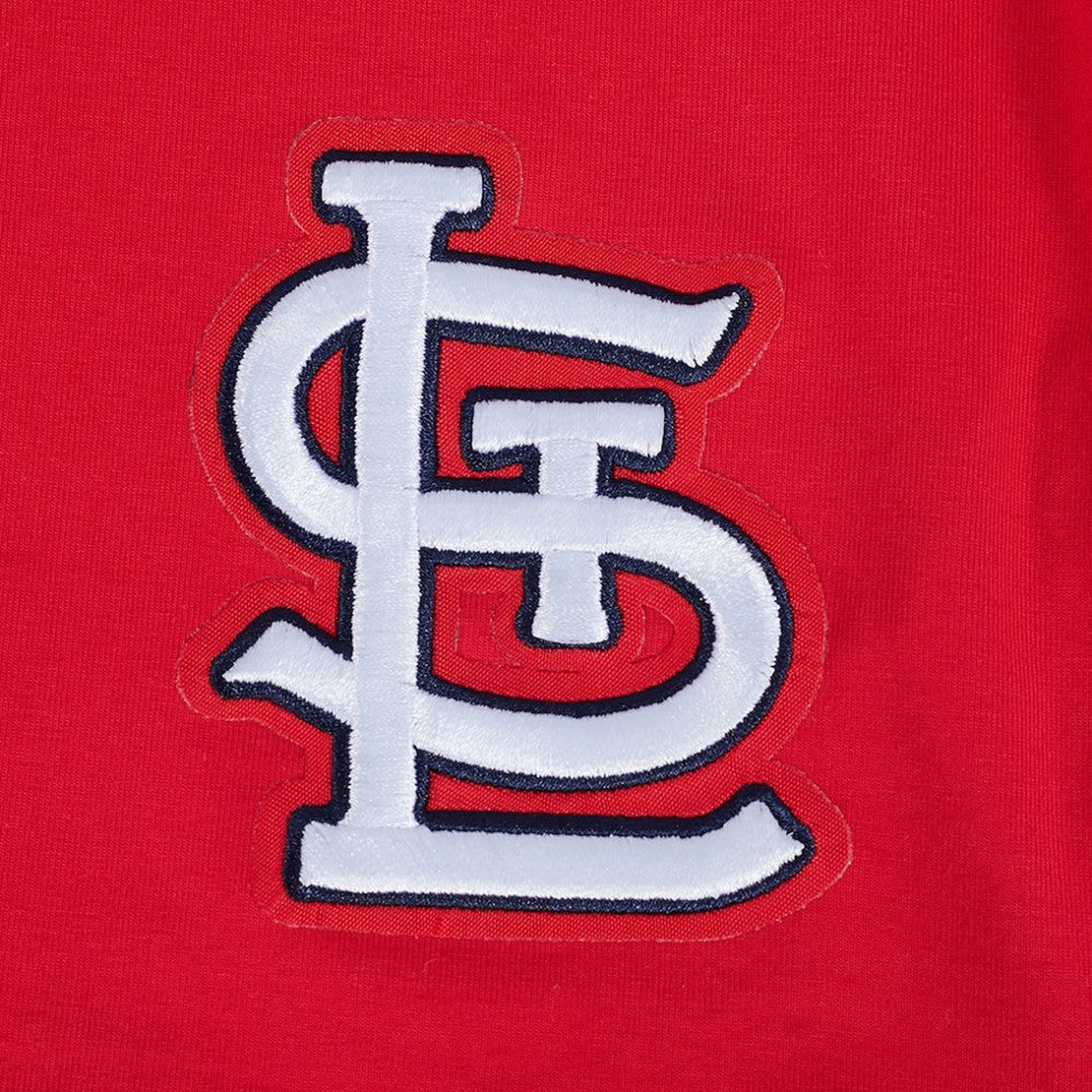 St. Louis Cardinals Pro Standard Women's Game Day Classics Baby Doll Cropped T-Shirt - Red - MLB on Sale