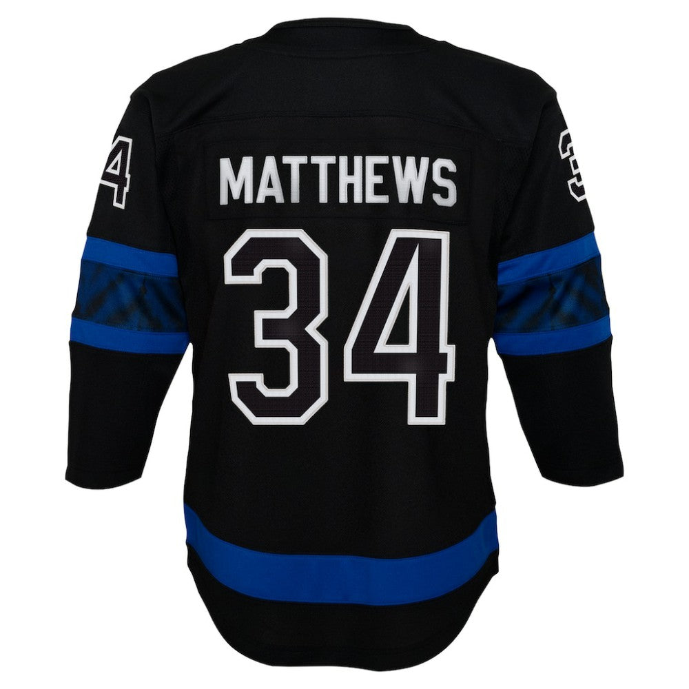 Auston Matthews Toronto Maple Leafs Youth Alternate Premier Player Jersey - Black - NHL 202152560