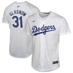 Tyler Glasnow Los Angeles Dodgers Nike Youth Home Player Game Jersey - White - Nike Online
