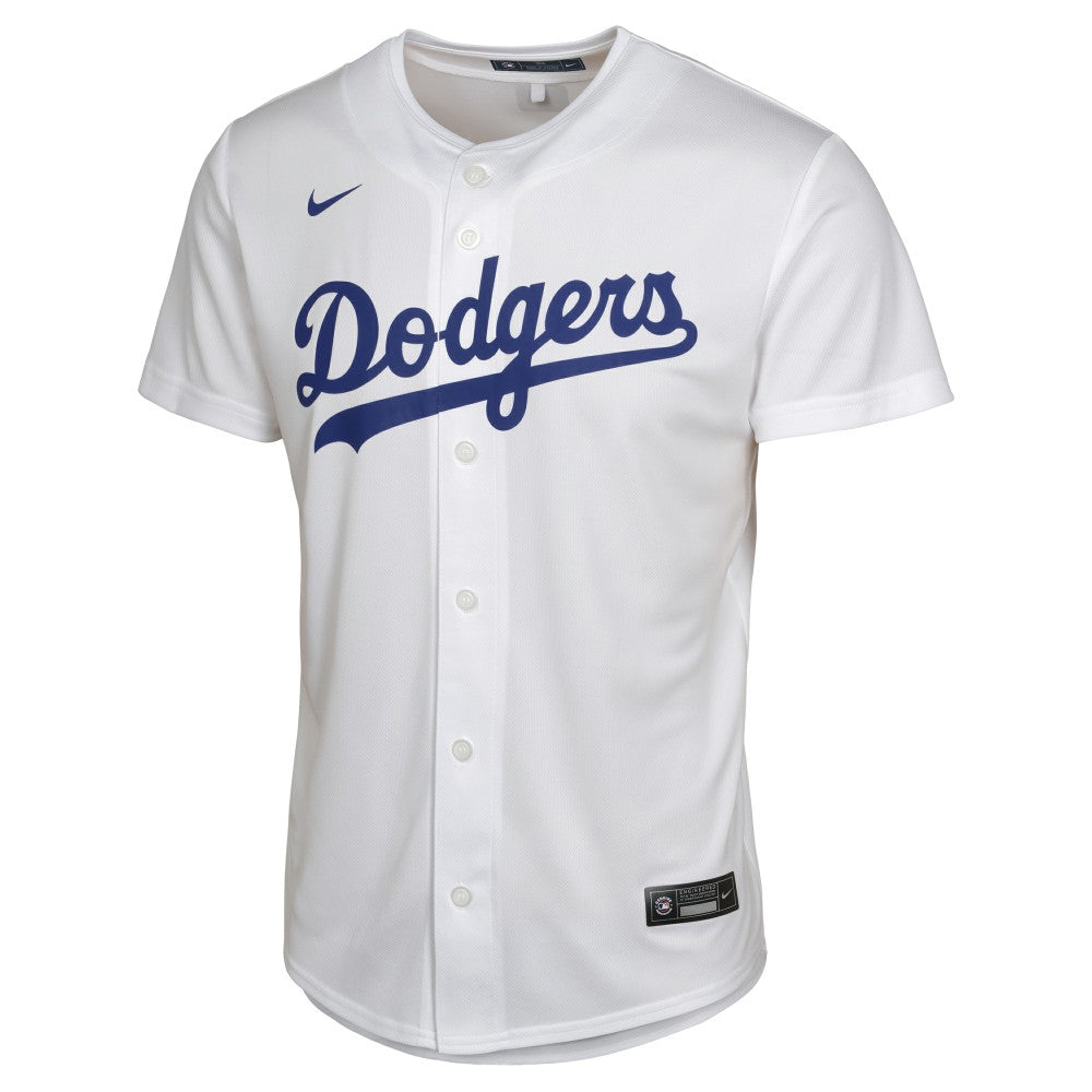 Tyler Glasnow Los Angeles Dodgers Nike Youth Home Player Game Jersey - White - Nike Online
