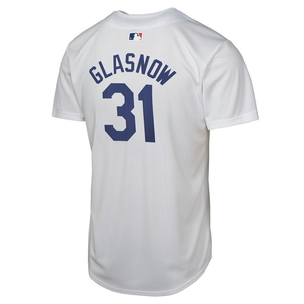 Tyler Glasnow Los Angeles Dodgers Nike Youth Home Player Game Jersey - White - Nike Online