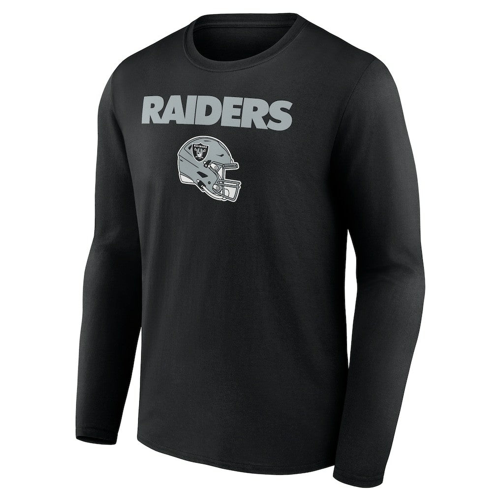 Brock Bowers Las Vegas Raiders Name & Number Team Wordmark Long Sleeve T-Shirt Black