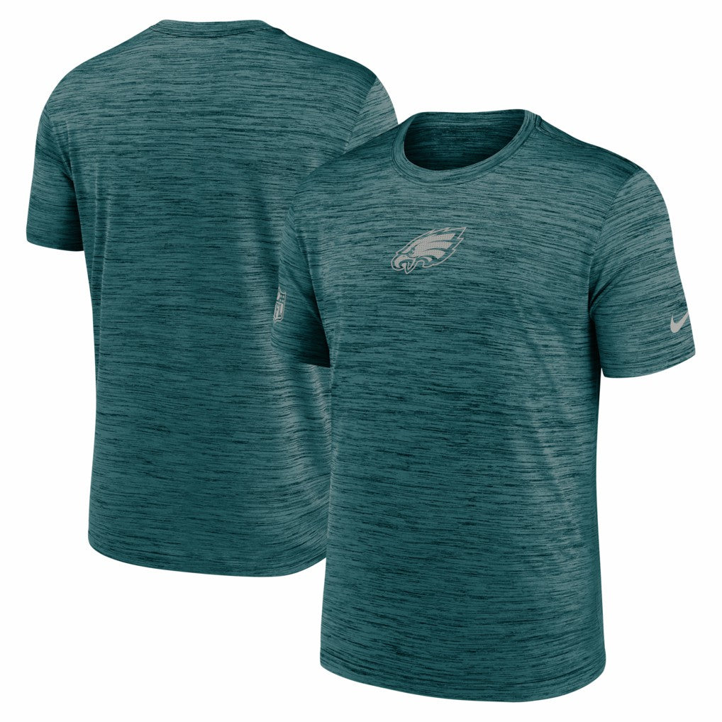 Nike Philadelphia Eagles Big & Tall Sideline Velocity Performance T-Shirt Midnight Green