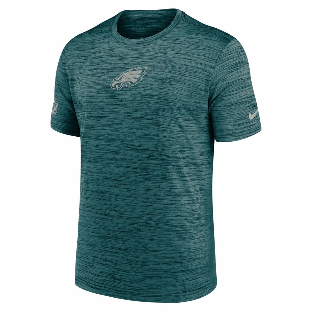 Nike Philadelphia Eagles Big & Tall Sideline Velocity Performance T-Shirt Midnight Green