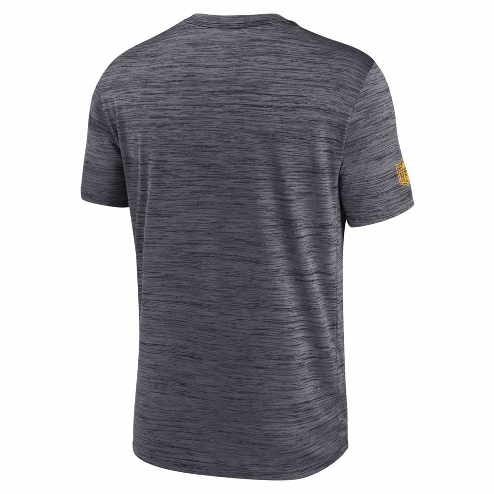 Nike Pittsburgh Steelers Big & Tall Sideline Velocity Performance T-Shirt Black