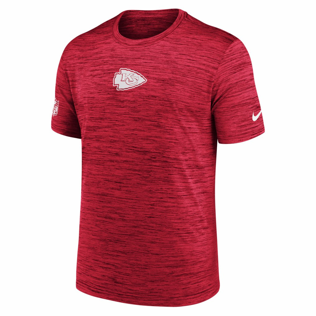 Nike Kansas City Chiefs Big & Tall Sideline Velocity Performance T-Shirt Red