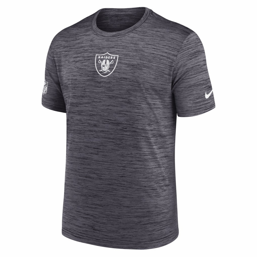 Nike Las Vegas Raiders Big & Tall Sideline Velocity Performance T-Shirt Black