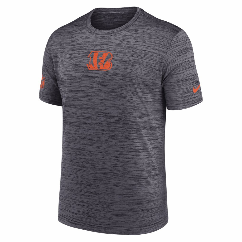 Nike Cincinnati Bengals Big & Tall Sideline Velocity Performance T-Shirt Black