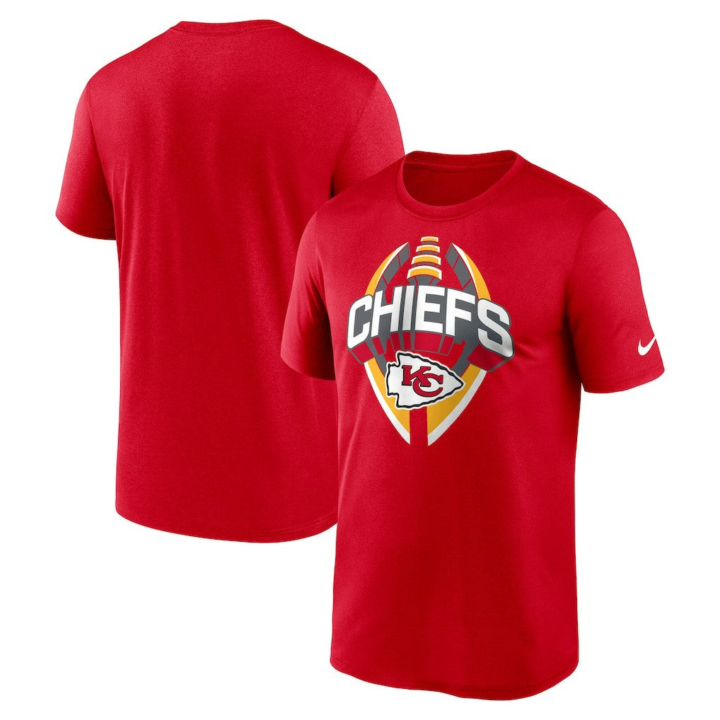 Nike Kansas City Chiefs Big & Tall Primetime Legend Icon Performance T-Shirt Red
