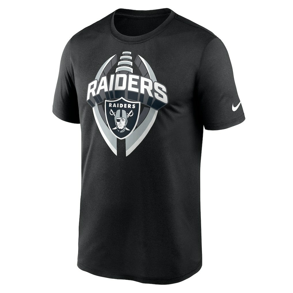 Nike Las Vegas Raiders Big & Tall Primetime Legend Icon Performance T-Shirt Black