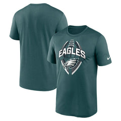 Nike Philadelphia Eagles Big & Tall Primetime Legend Icon Performance T-Shirt Midnight Green