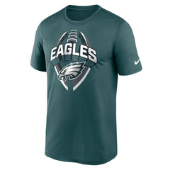 Nike Philadelphia Eagles Big & Tall Primetime Legend Icon Performance T-Shirt Midnight Green
