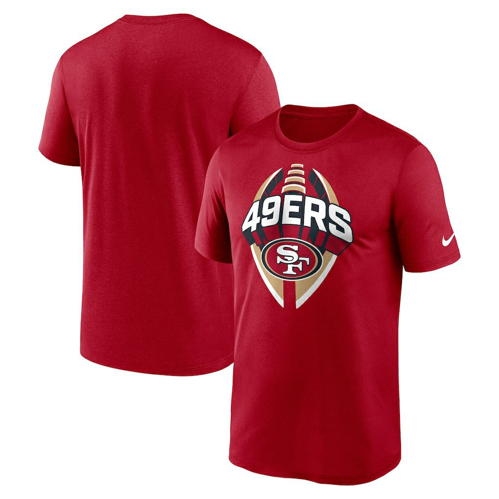 Nike San Francisco 49ers Big & Tall Primetime Legend Icon Performance T-Shirt Scarlet