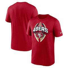 Nike San Francisco 49ers Big & Tall Primetime Legend Icon Performance T-Shirt Scarlet