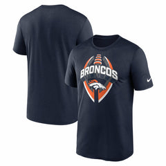 Nike Denver Broncos Big & Tall Primetime Legend Icon Performance T-Shirt Navy