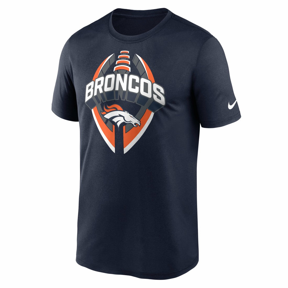 Nike Denver Broncos Big & Tall Primetime Legend Icon Performance T-Shirt Navy