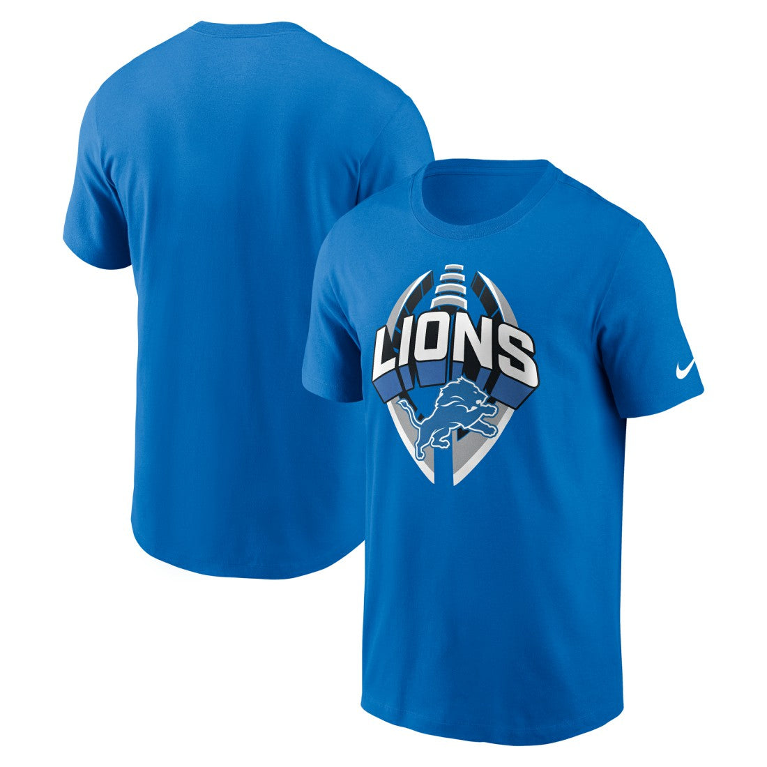 Nike Detroit Lions Big & Tall Primetime Legend Icon Performance T-Shirt Blue