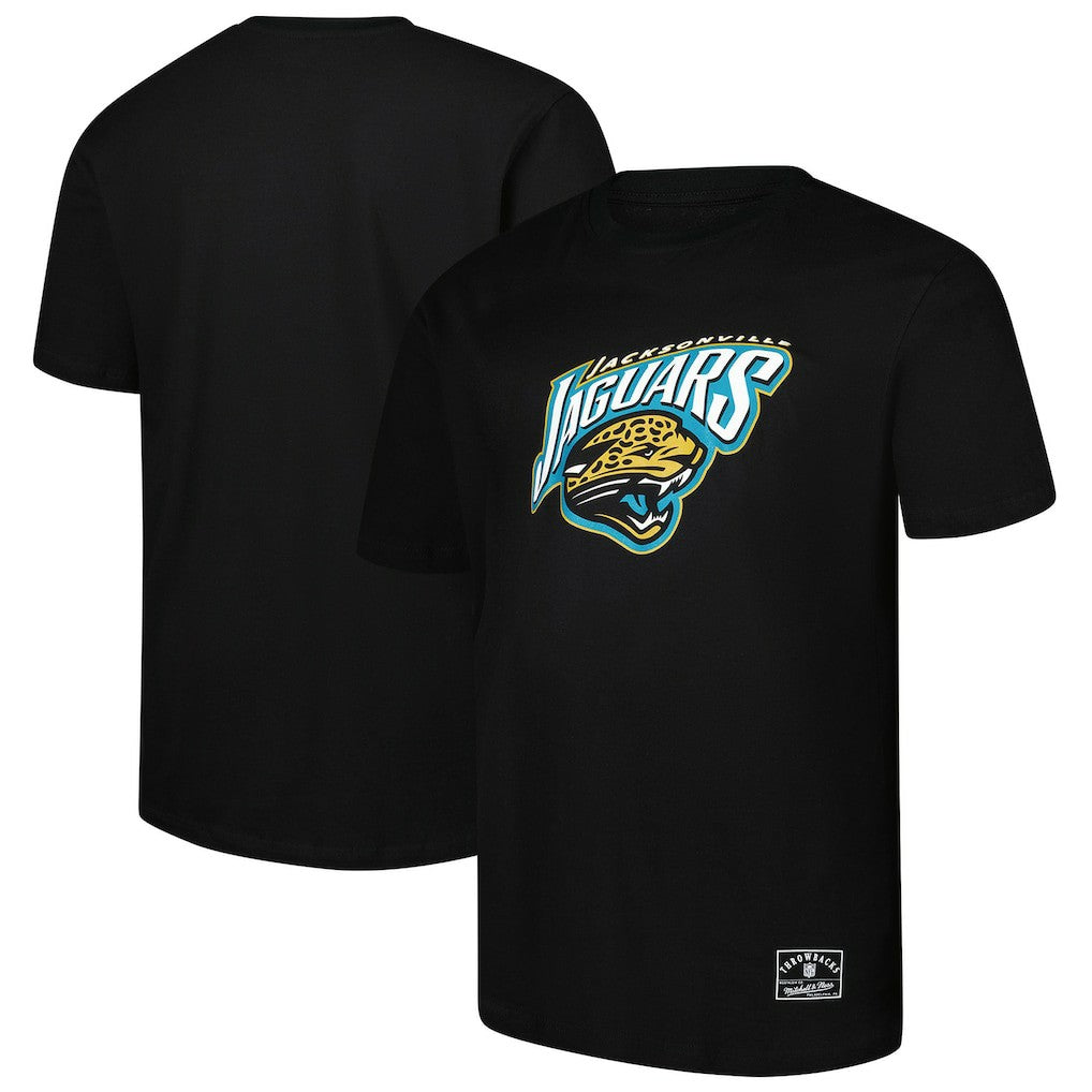 Mitchell & Ness Jacksonville Jaguars Classic Crew Neck T-Shirt Black