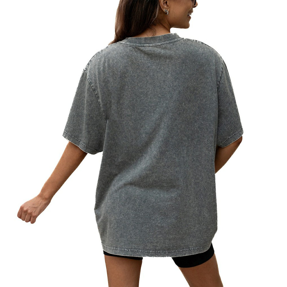 Philadelphia Eagles Gameday Couture Women's Throwback Oversized Snow Wash T-Shirt Grey