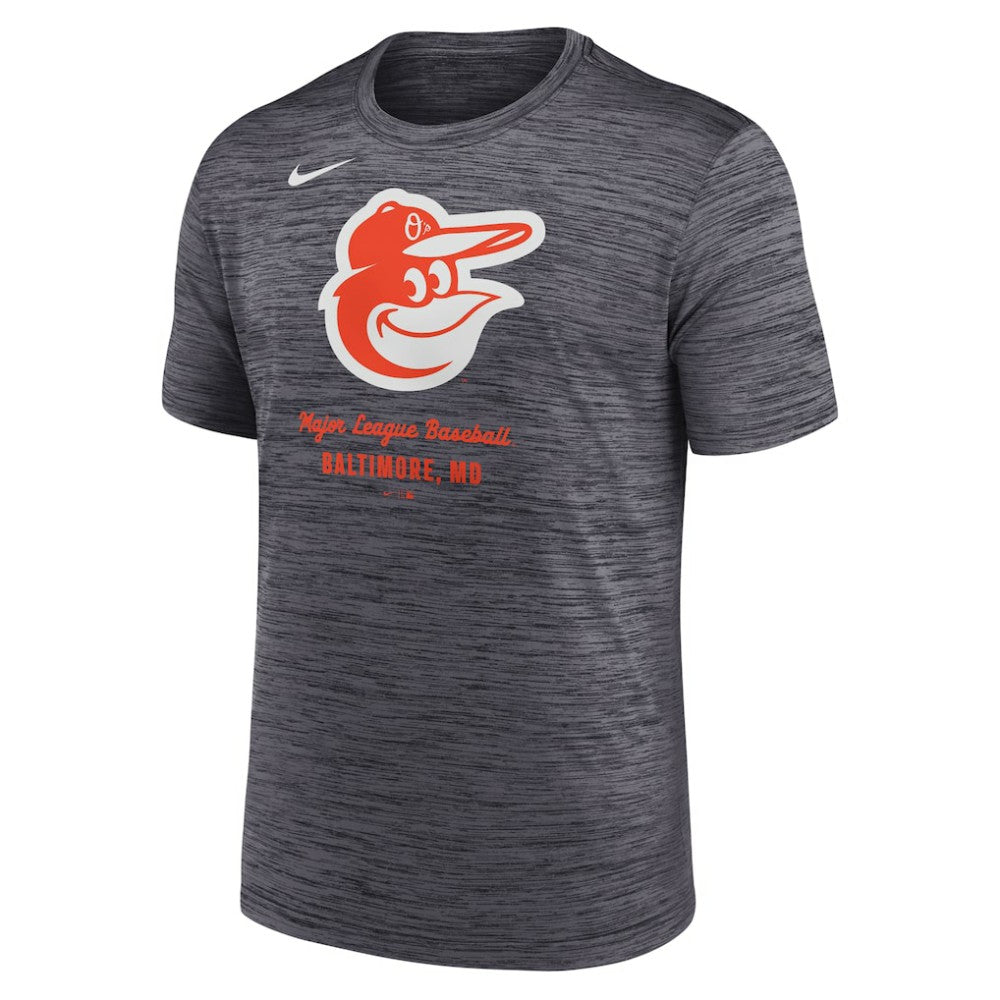 Baltimore Orioles Nike Velocity Dri-FIT T-Shirt - Gray - Nike Lifestyle